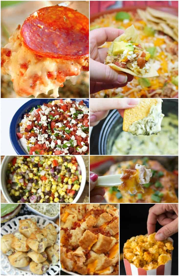 The big game is here so let's get this party started. Score big and your Game Day party with a fantastic spread of these Amazing Dips, Apps, And Snacks.