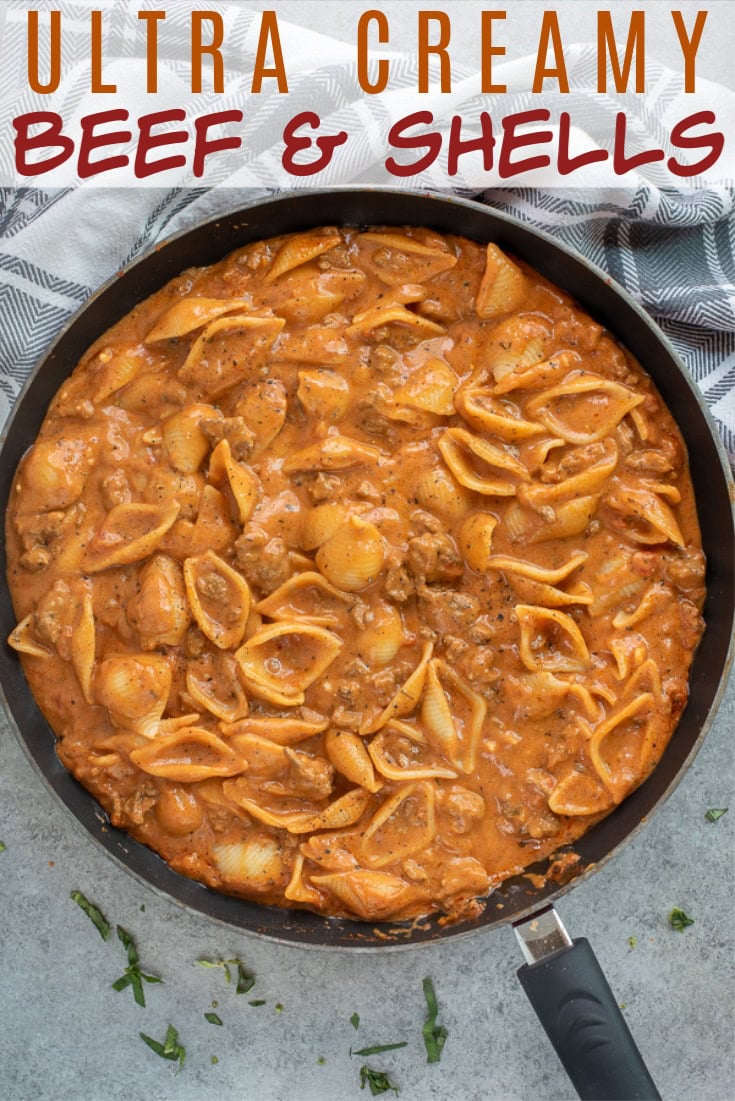 Ultra Creamy Beef And Shells With Peanut Butter On Top