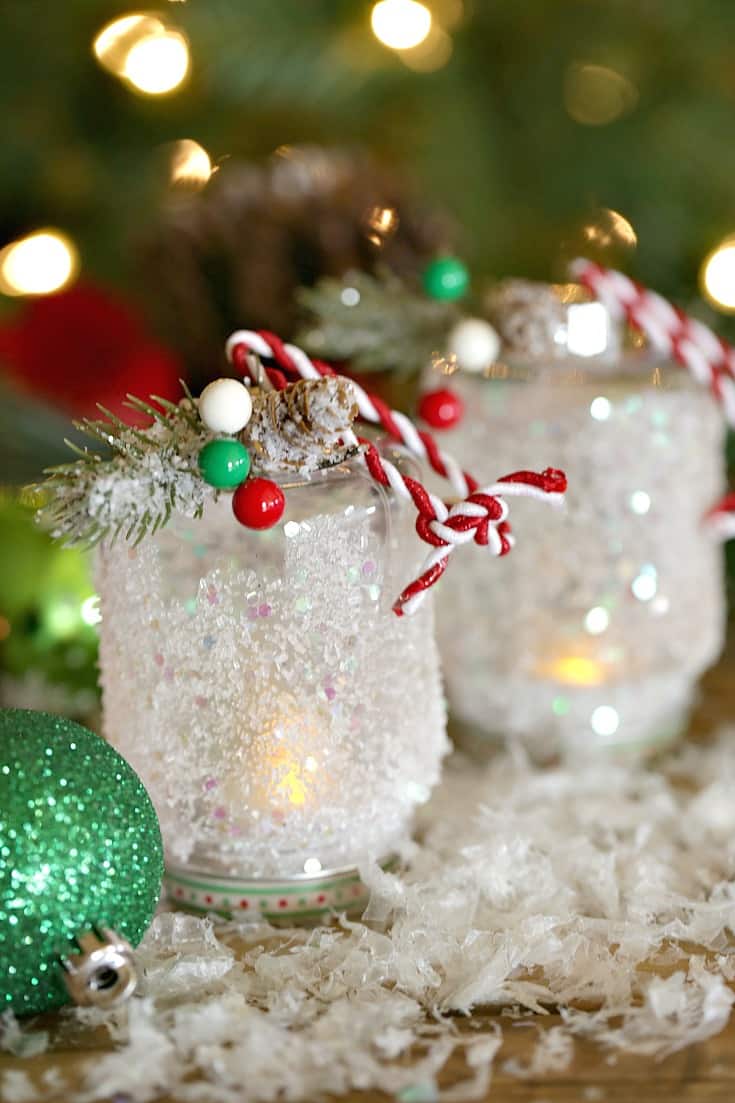 Diy Snowy Lantern Ornament The Farm Girl Gabs