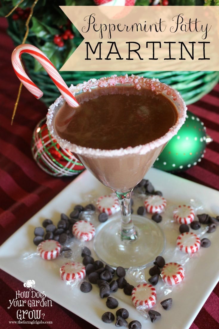 If you love minty hot chocolate, you are going to LOVE this Peppermint Patty Chocolate Martini recipe. This adult cocktail recipe is a real crowd pleaser!
