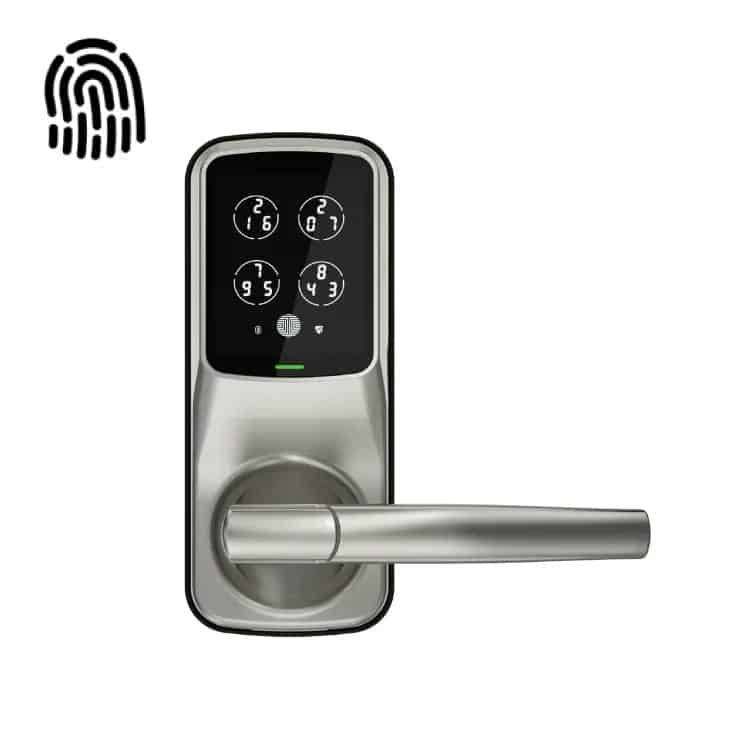 Secure Plus Latch Satin Nickel