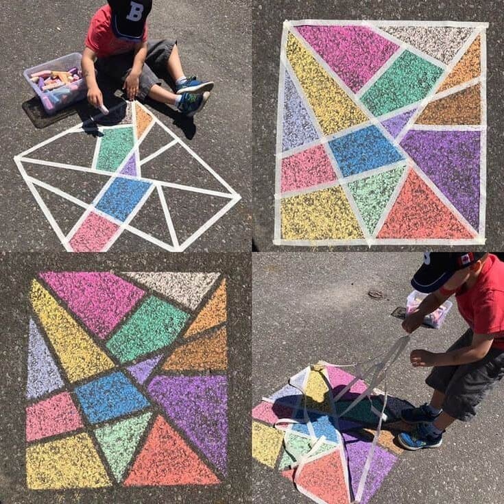 30 Easy Sidewalk Chalk Ideas That Will Keep Kids Busy For Hours Simply Well Balanced The texture changes and the drawings take on quite an artistic look, one which you may be familiar with from sidewalk chalk. 30 easy sidewalk chalk ideas that will
