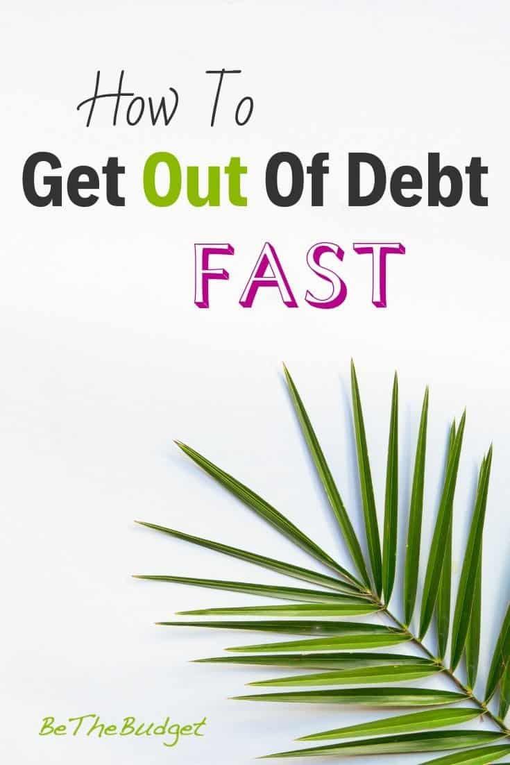 How To Get Out Of Debt Fast (Even On A Low Income) | BeTheBudget
