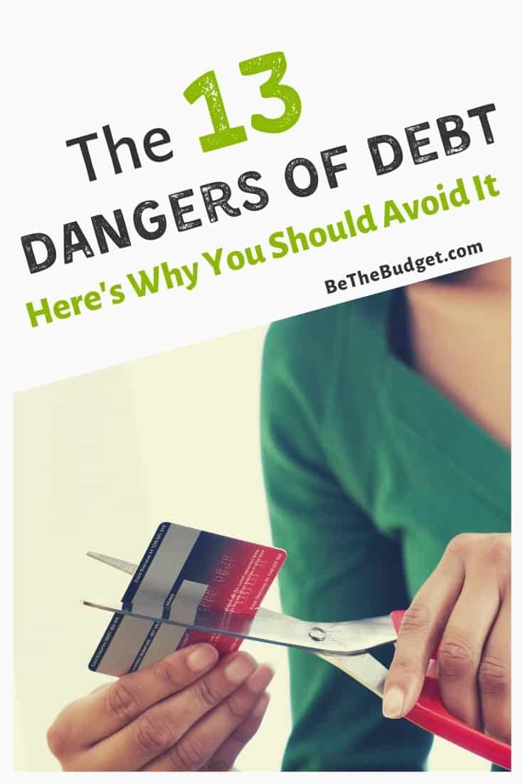 The Dangers Of Debt: 13 Reasons You Should Avoid It | Be The Budget