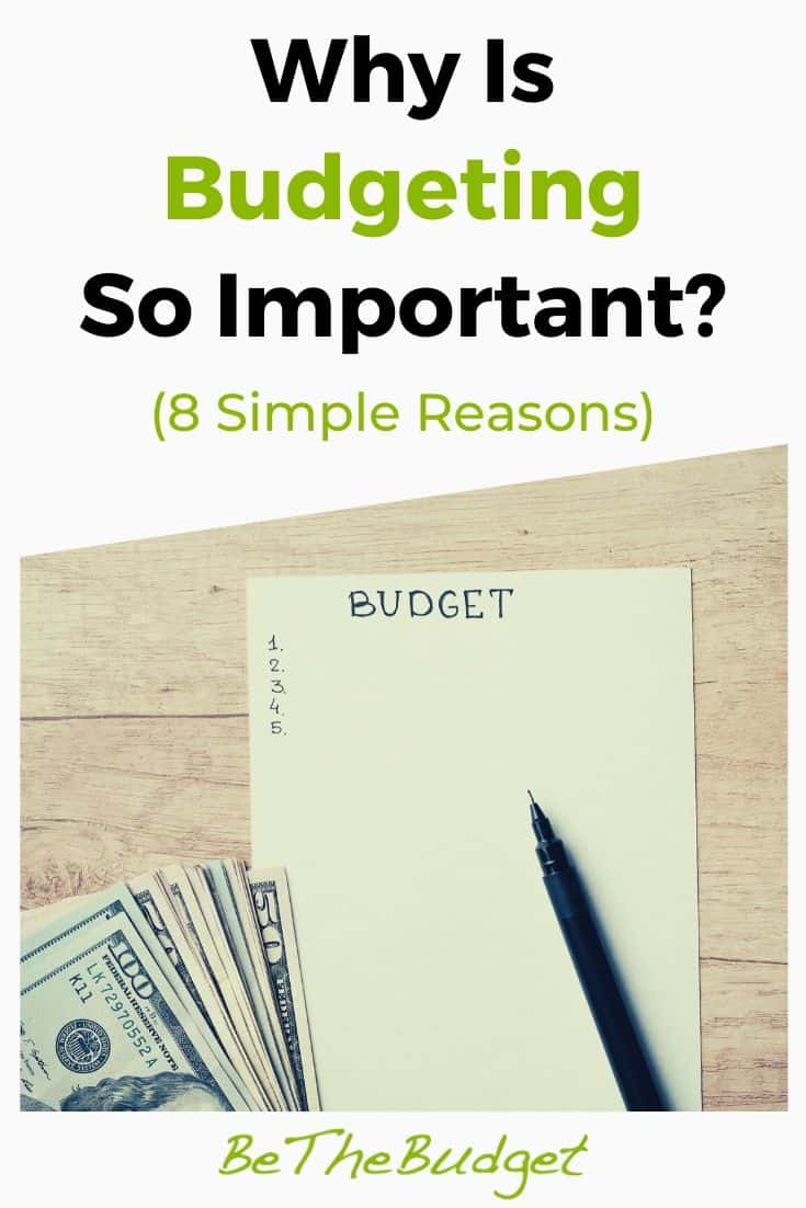 8 Reasons Why Budgeting Is Important | Be The Budget