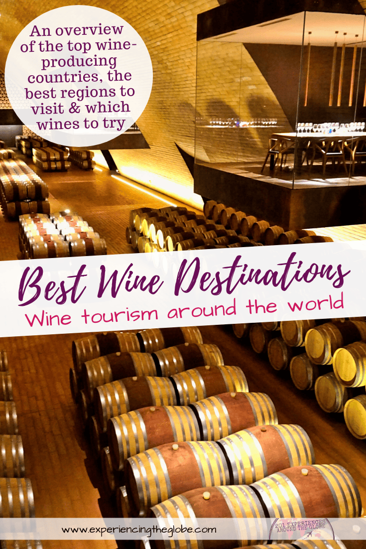 Here’s everything you need to know to get acquaintance with the best wine destinations of the world: an overview to understand each country better, a brief description on the top regions to visit, and suggestions on which wines to try. Welcome to the wine world! – Experiencing the Globe #WineDestinations #WineTourism #DestinationsForWineLovers #OldWorldWine #NewWorldWine