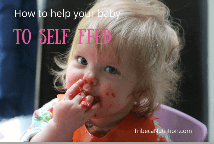How to help your baby to self feed