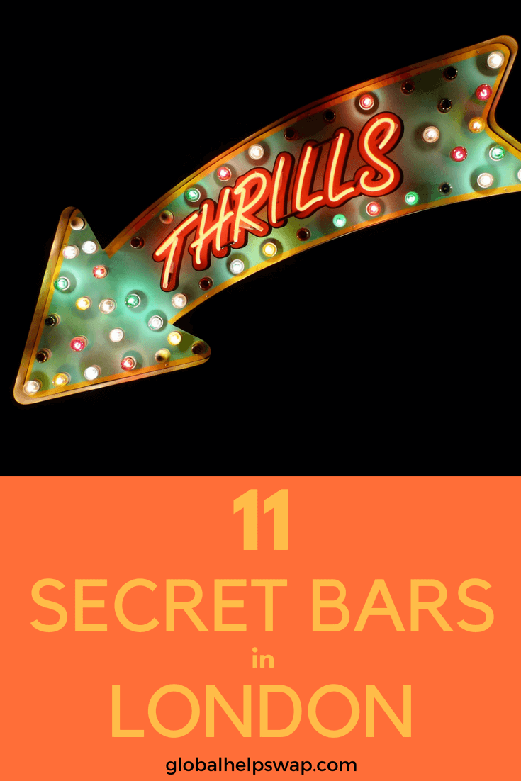 If you are looking for secret bars in London then you have come to the right place. These hidden speakeasies have the best cocktails in London. From quirky bars to super plush bars you will find them all here.