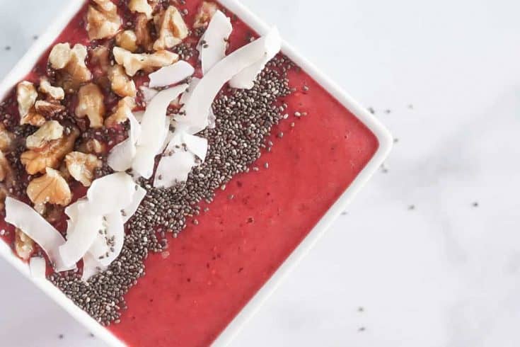 Cranberry Smoothie Bowl Recipe