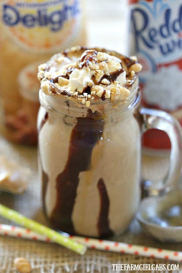 Peanut Butter Mocha Caramel Frappe The Farm Girl Gabs