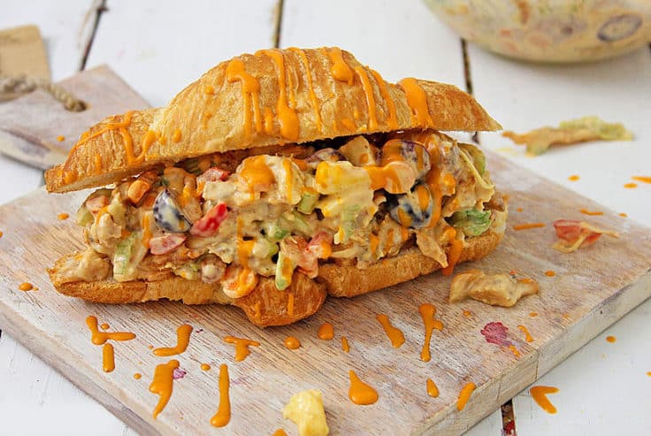 Buffalo Chicken Salad Sandwich The Farm Girl Gabs