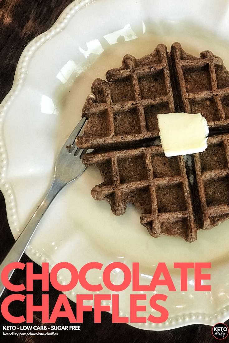 Sweet Chaffles Recipe - Perfect Keto Dessert For When You Want Sugar 9 chocolate chaffle