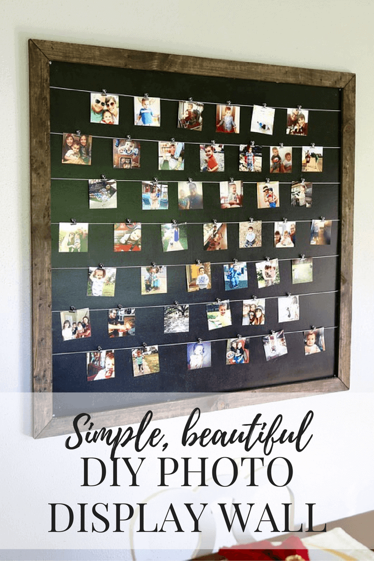 Diy Photo Display Your Family Photos Love Renovations Diy Photo Display