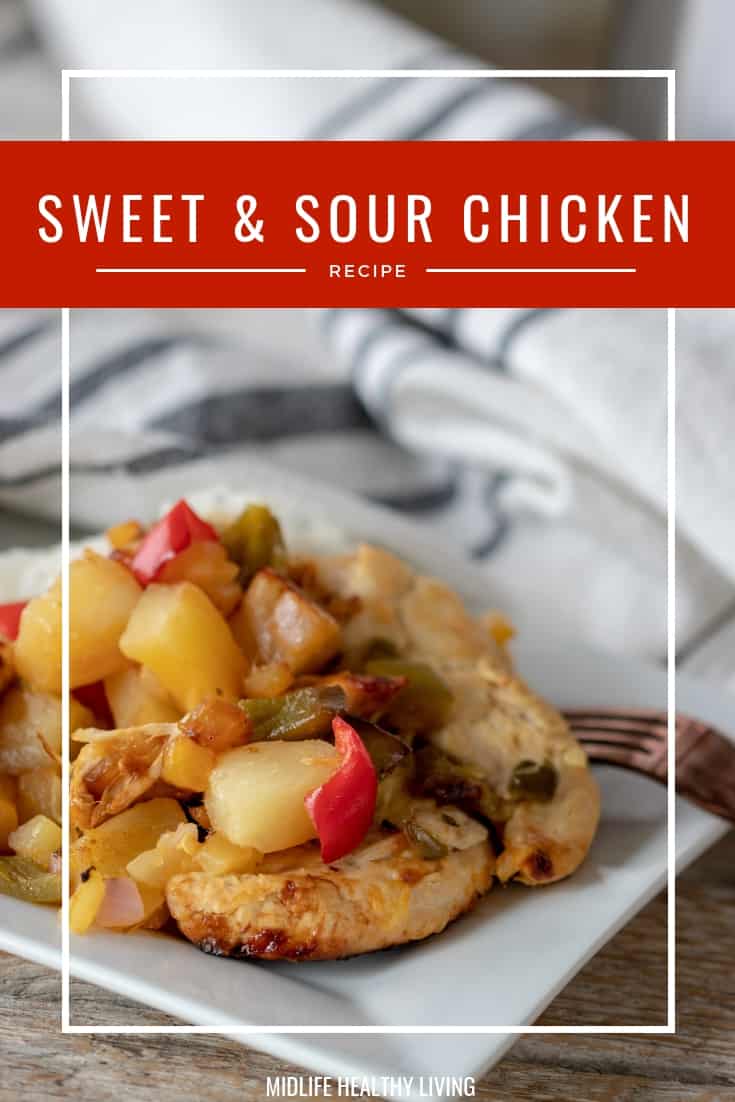Instant Pot sweet and sour chicken is a delicious Weight Watchers dinner recipe. It is perfect for those days when your points are running low, it's also easy to meal prep! #weightwatchers #instantpot #wwfreestyle #freestylerecipes #takeoutrecipes