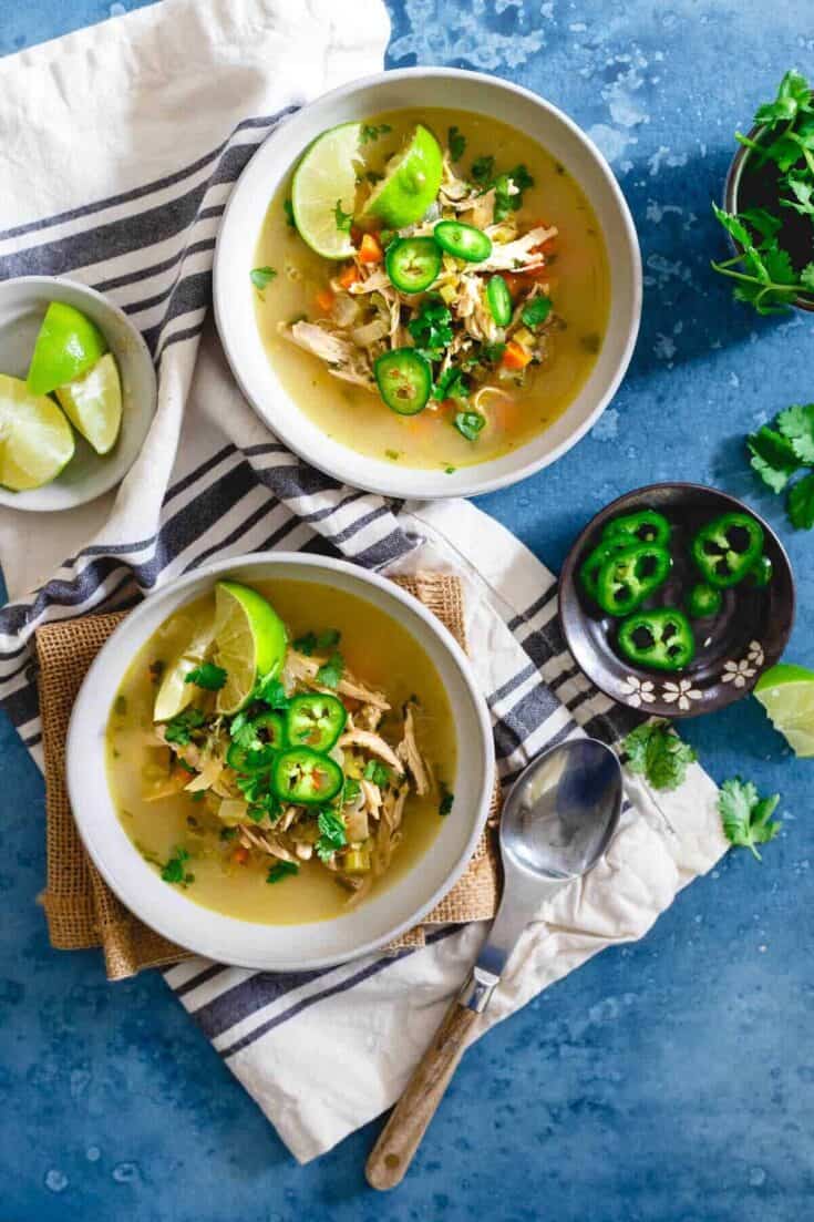 Spicy Chicken Lime Soup