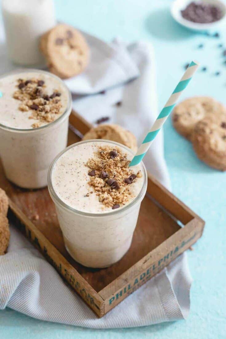 Maple Cashew Chocolate Chip Cookie Milkshake