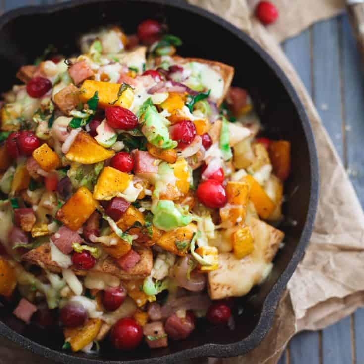Butternut Squash Pita Nachos