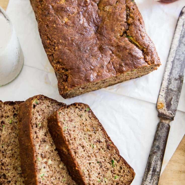 Paleo Almond Zucchini Bread