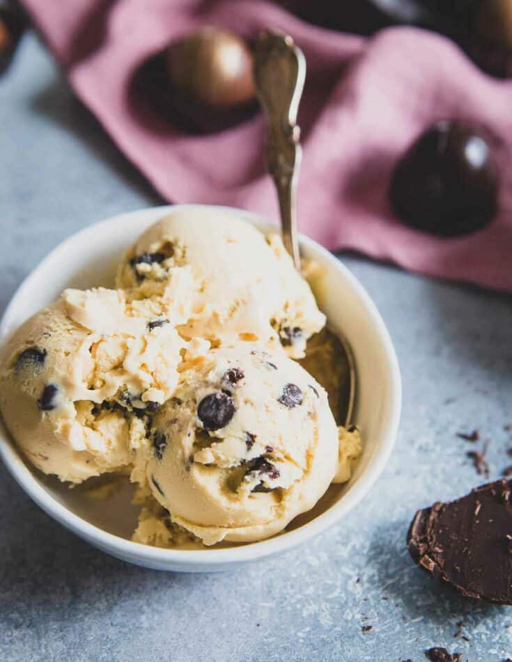 Baileys Ice Cream with Chocolate Chips