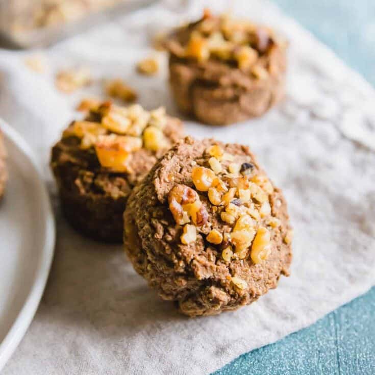 Banana Nut Almond Pulp Muffins