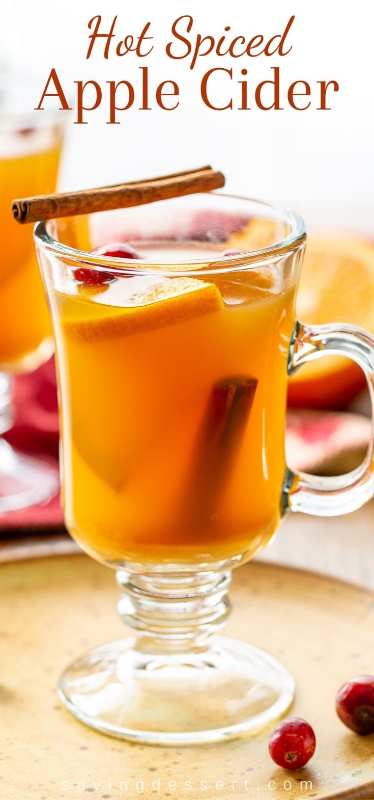Hot Spiced Apple Cider Recipe - Saving Room for Dessert