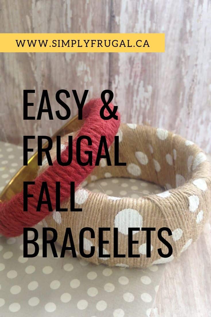 Gather your supplies and give these easy Frugal Fall Bracelets a try. They are simple to make and easy to enjoy! #diy #jewelry #crafts #diyjewelry Gather your supplies and give these easy Frugal Fall Bracelets a try. They are simple to make and easy to enjoy!