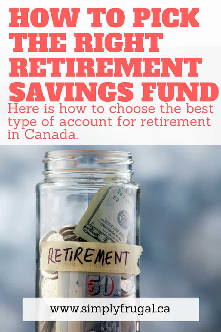 Here is how to choose the best type of savings account for retirement in Canada. #retirement #canada #rrsp #tfsa #retirementsavings Here is how to choose the best type of savings account for retirement in Canada. #retirement #canada #rrsp #tfsa #retirementsavings