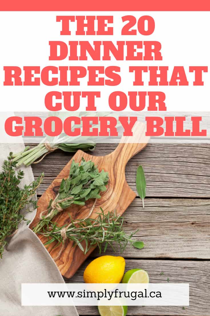 The 20 Family Dinner Recipes that Cut our Grocery Bill. #mealplanning #menuplanning #dinnerideas #easydinner The 20 Family Dinner Recipes that Cut our Grocery Bill. #mealplanning #menuplanning #dinnerideas #easydinner