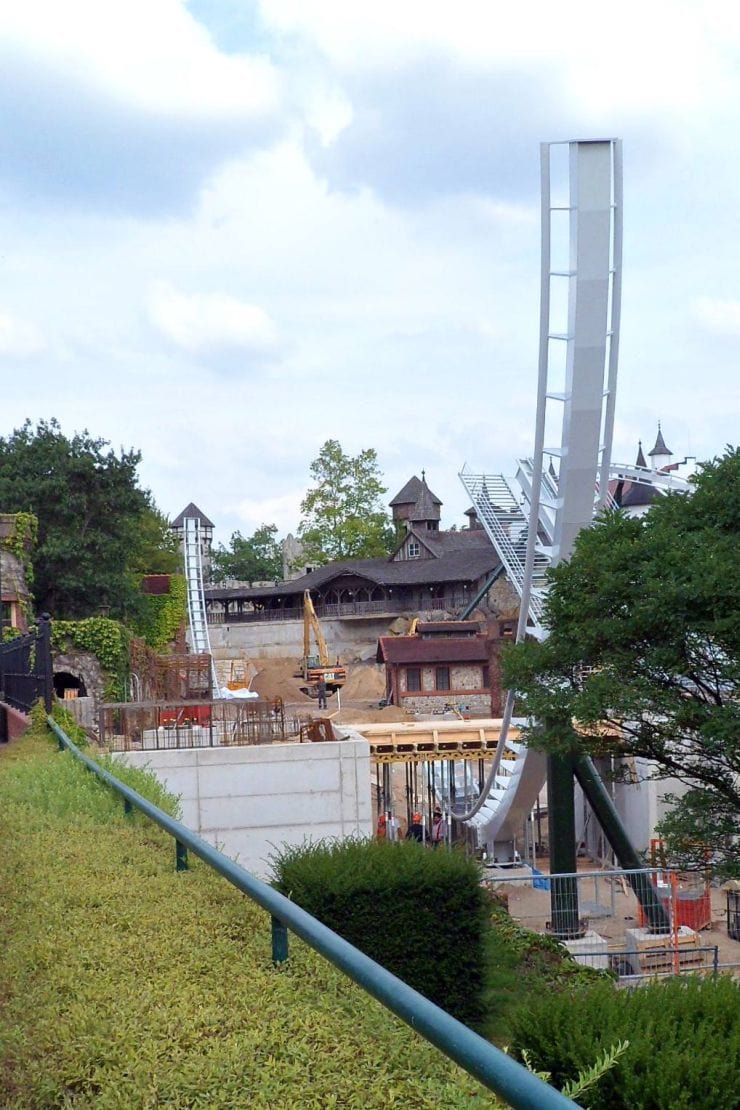 Foto: Fred Tesch, Wing Coaster Bauupdate - 23.08.2013
