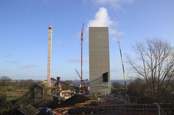 Foto: HANSA-PARK, Kärnan 2015, Bau-Update 07.01.2015