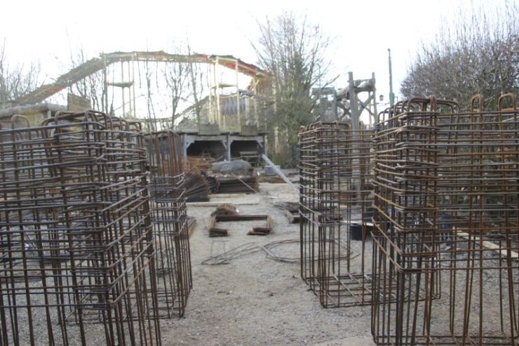 Foto: HANSA-PARK, Kärnan 2015, Bau-Update 18.02.2015