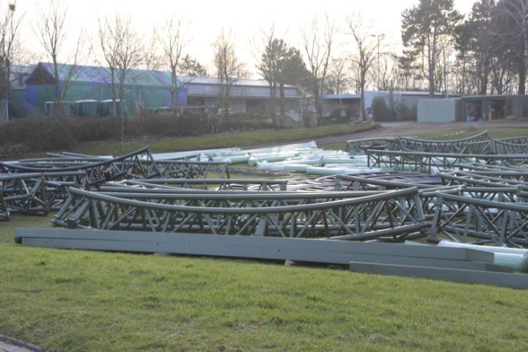 Foto: HANSA-PARK, Kärnan 2015, Bau-Update 18.02.2015