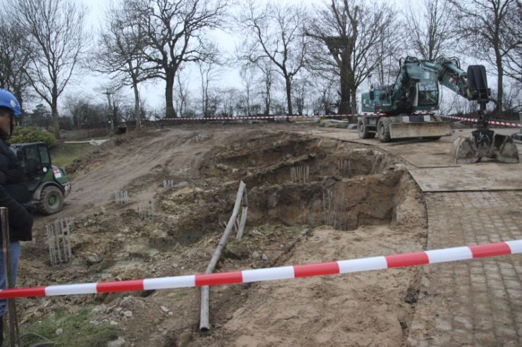 Foto: HANSA-PARK, Kärnan 2015, Bau-Update 11.02.2015