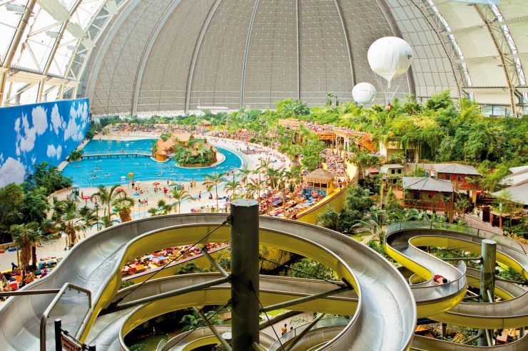 Foto: Tropical Islands, Aussicht vom Rutschenturm