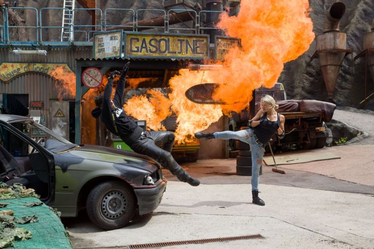 Foto: Filmpark Babelsberg, Stuntshow im Vulkan