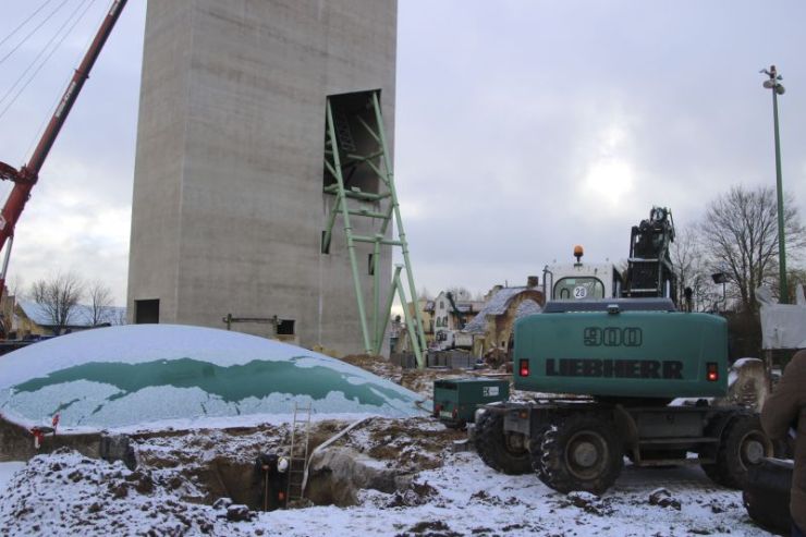Foto: HANSA-PARK, Kärnan 2015, Bau-Update 02.02.2015