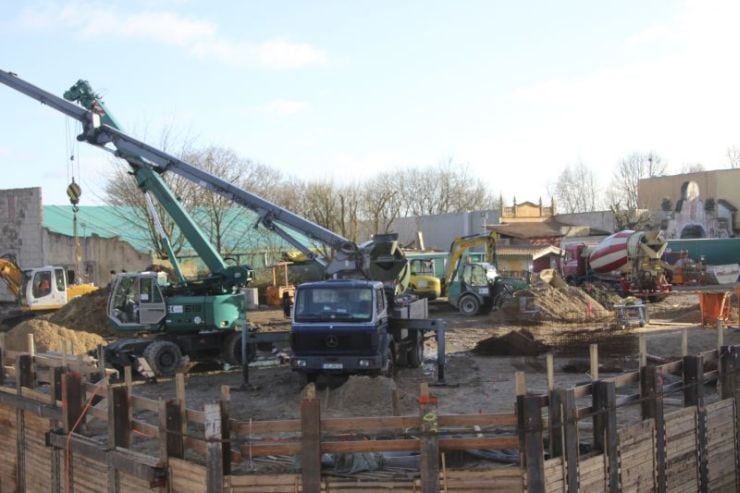 Foto: HANSA-PARK, Kärnan 2015, Bau-Update 27.01.2015
