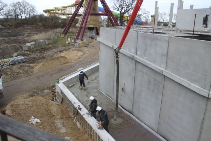 Foto: HANSA-PARK, Kärnan 2015, Bau-Update 05.03.2015