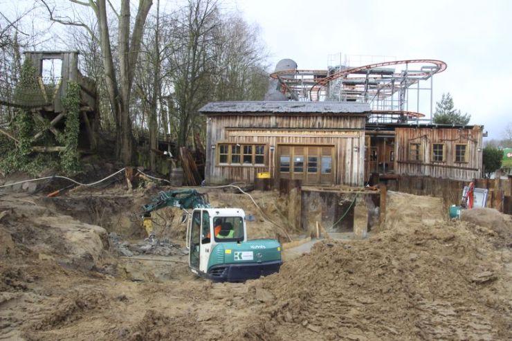 Foto: HANSA-PARK, Kärnan 2015, Bau-Update 02.03.2015