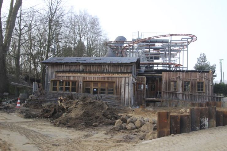 Foto: HANSA-PARK, Kärnan 2015, Bau-Update 17.02.2015