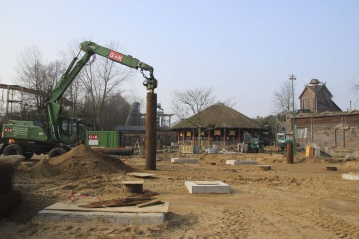 Foto: HANSA-PARK, Kärnan 2015, Bau-Update 17.02.2015