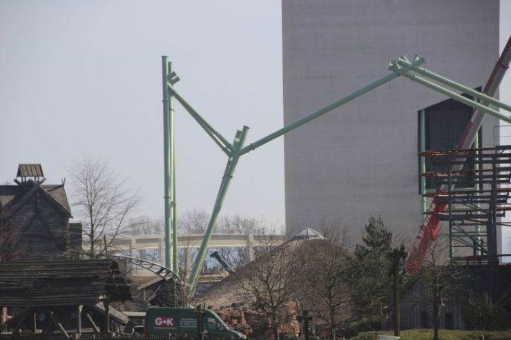 Foto: HANSA-PARK, Kärnan 2015, Bau-Update 19.03.2015
