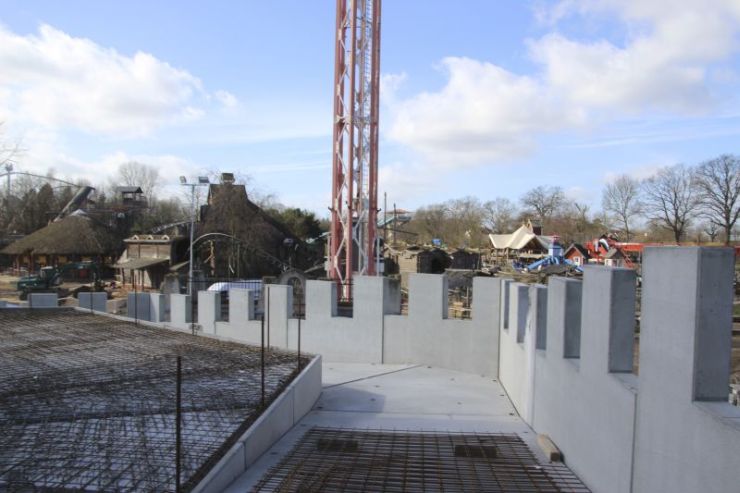 Foto: HANSA-PARK, Kärnan 2015, Bau-Update 10.03.2015