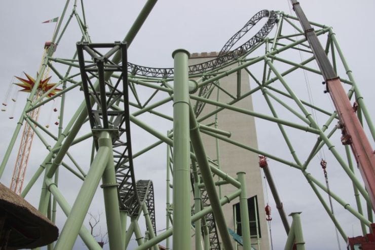 Foto: HANSA-PARK, Kärnan 2015, Bau-Update 04.05.2015