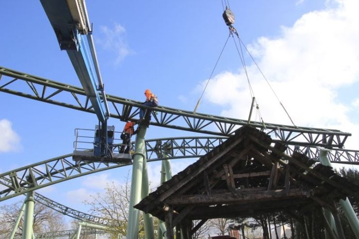 Foto: HANSA-PARK, Kärnan 2015, Bau-Update 22.04.2015