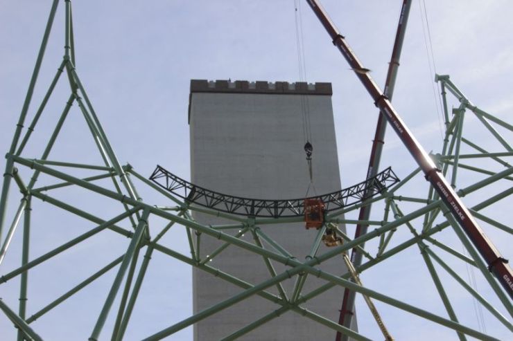 Foto: HANSA-PARK, Kärnan 2015, Bau-Update 20.04.2015