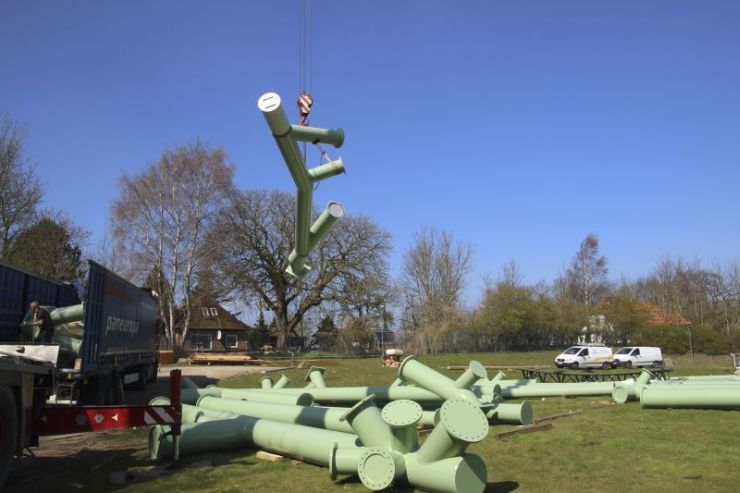 Foto: HANSA-PARK, Kärnan 2015, Bau-Update 15.04.2015