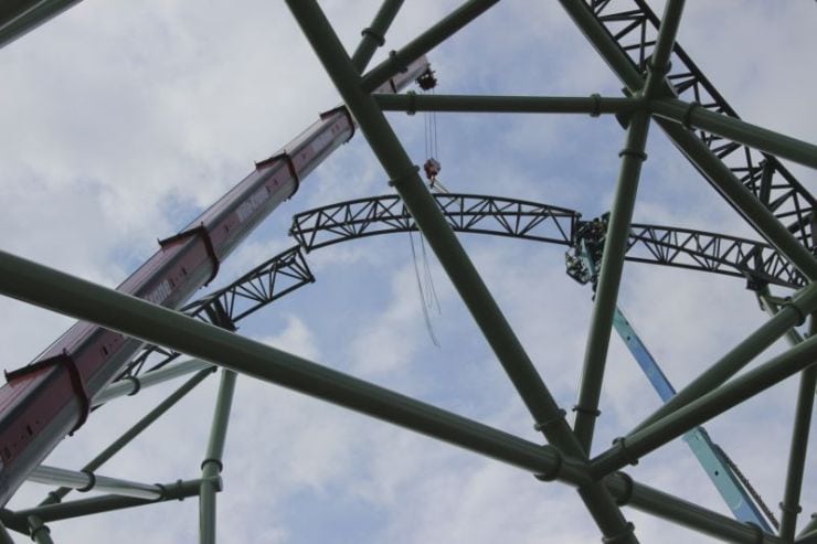 Foto: HANSA-PARK, Kärnan 2015, Bau-Update 12.05.2015
