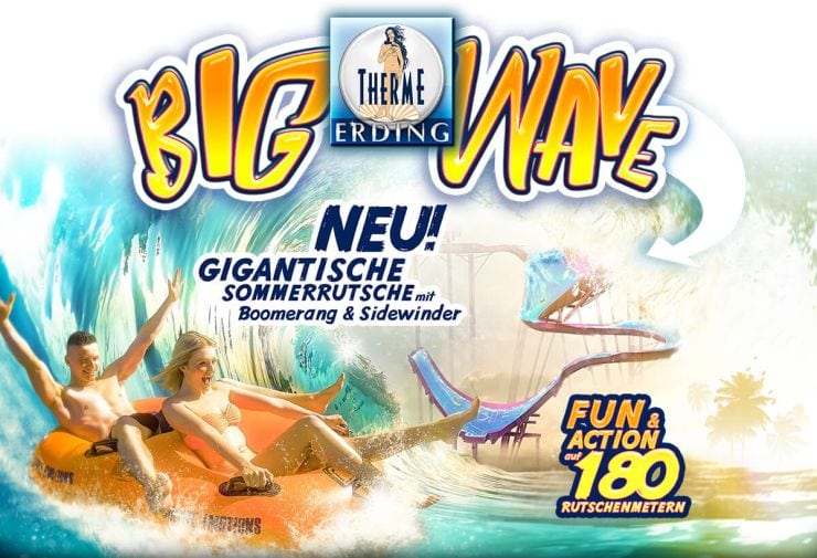 „Big Wave“ in der Therme Erding