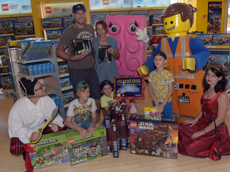 Foto: LEGOLAND Deutschland, 20.000.000 Besucher in LEGOLAND Deutschland